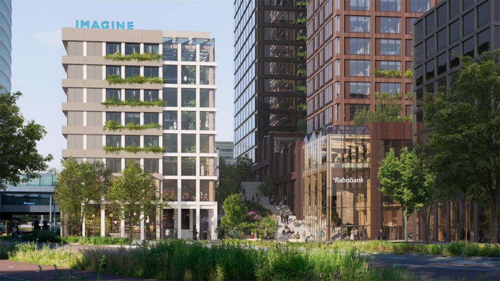 BAM herontwikkelt Rabobank-campus in Utrecht met duurzame uitbreiding van 81.600 m²