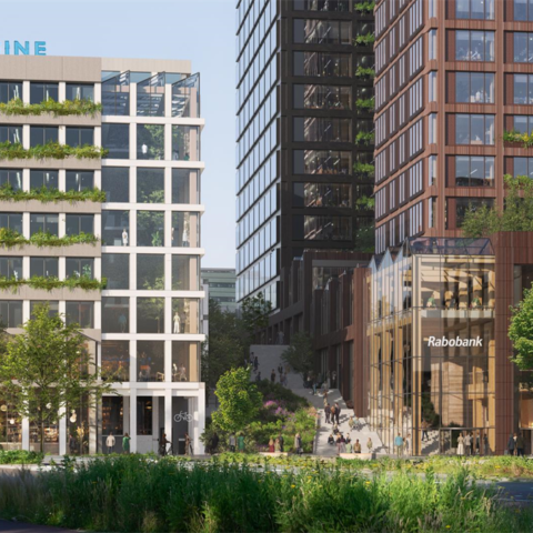 BAM herontwikkelt Rabobank-campus in Utrecht met duurzame uitbreiding van 81.600 m²