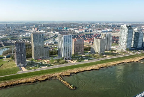 Boston en Baltimore komen in de skyline van Spijkenisse met 171 huurwoningen