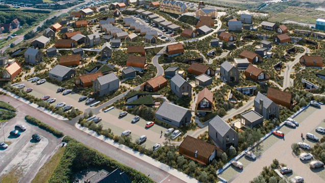 Bouwproject Pettemer Duynen stopgezet door betalingsgeschil met aannemer Tuin