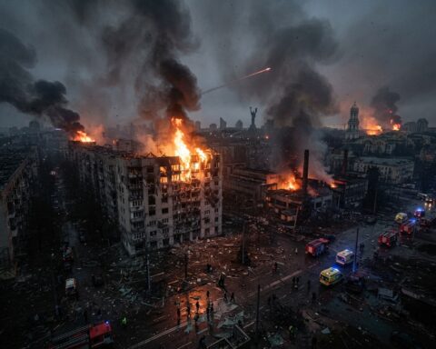 Rusland voert een van de zwaarste raket- en droneaanvallen op Kyiv uit