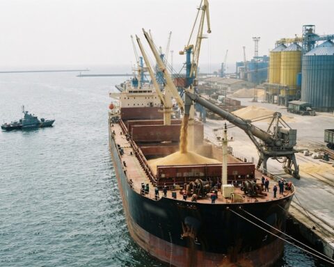 Oekraïense corridor over zee passeert 200 miljoen ton exportvracht ondanks Russische blokkade