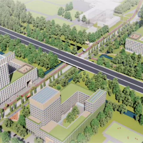 Delft bouwt 2.100 extra studentenwoningen nabij sportcluster aan de Kruithuisweg