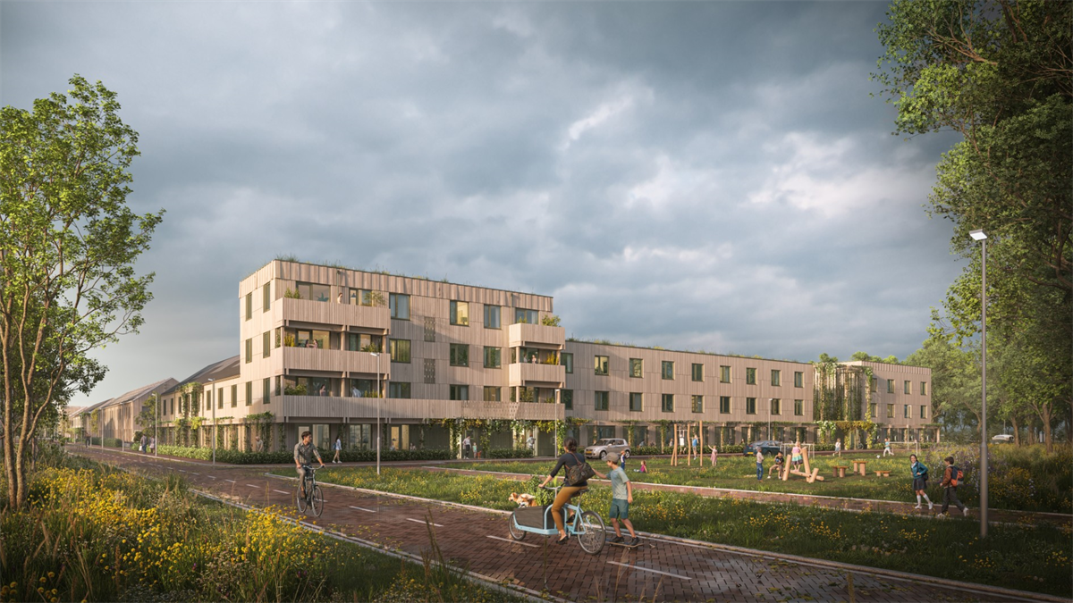 Duurzame woningen in Utrechtse wijk Haarrijn: verkoop start in voorjaars 2027