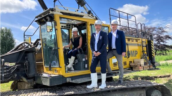 Feestelijke start van de bouw van 57 woningen in Nieuwe Boterpolder, Hazerswoude-Dorp