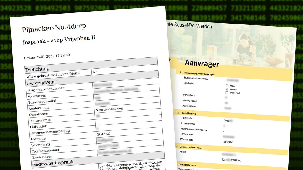 Gemeenten lekken persoonsgegevens van inwoners, inclusief burgerservicenummers