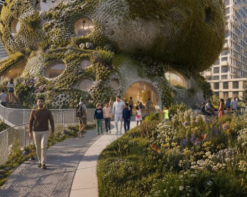 Groot vegetatiecomplex met hotel en expositieruimten gepland voor Rotterdam Zuid