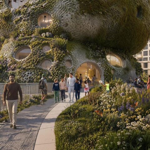 Groot vegetatiecomplex met hotel en expositieruimten gepland voor Rotterdam Zuid