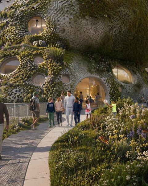 Groot vegetatiecomplex met hotel en expositieruimten gepland voor Rotterdam Zuid