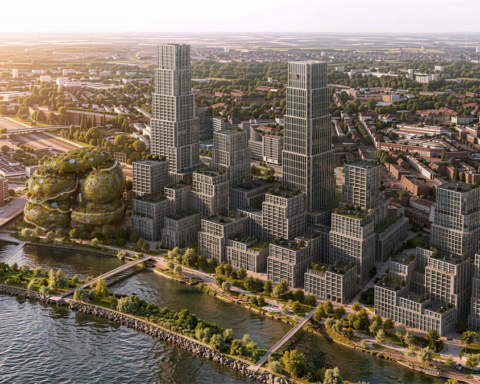 MVRDV wint ontwerpwedstrijd voor duurzame Shift Embassy in Rotterdam