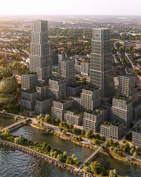 MVRDV wint ontwerpwedstrijd voor duurzame Shift Embassy in Rotterdam