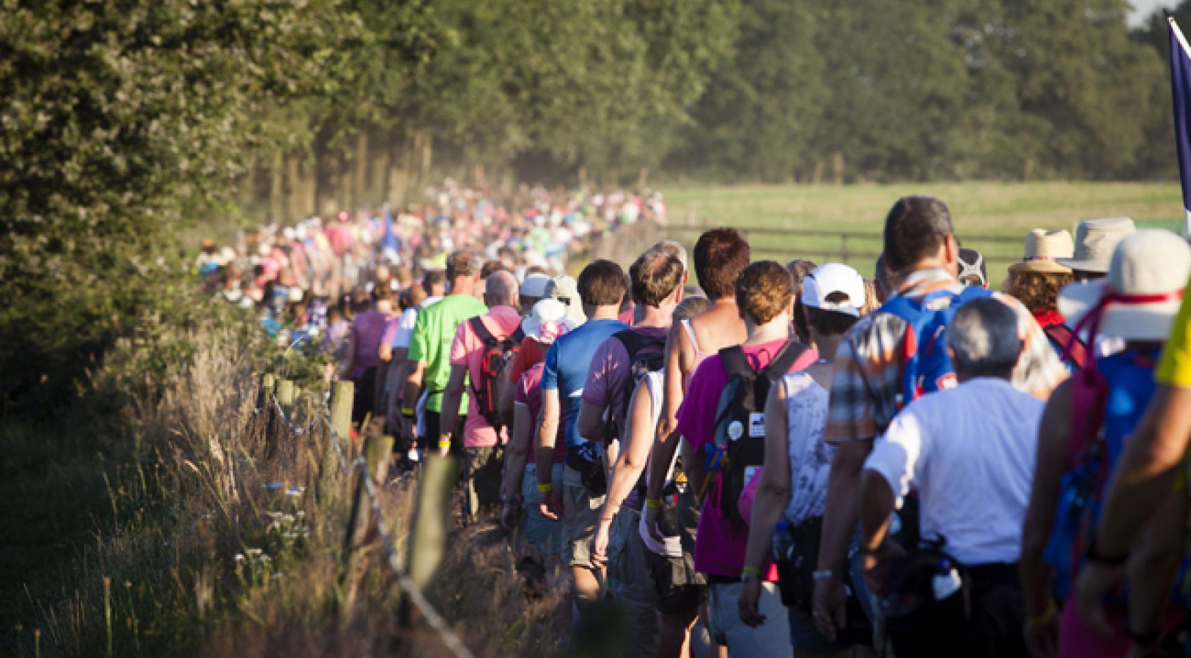Nieuwe generatie jonge wandelaars verandert imago van de Nijmeegse Vierdaagse
