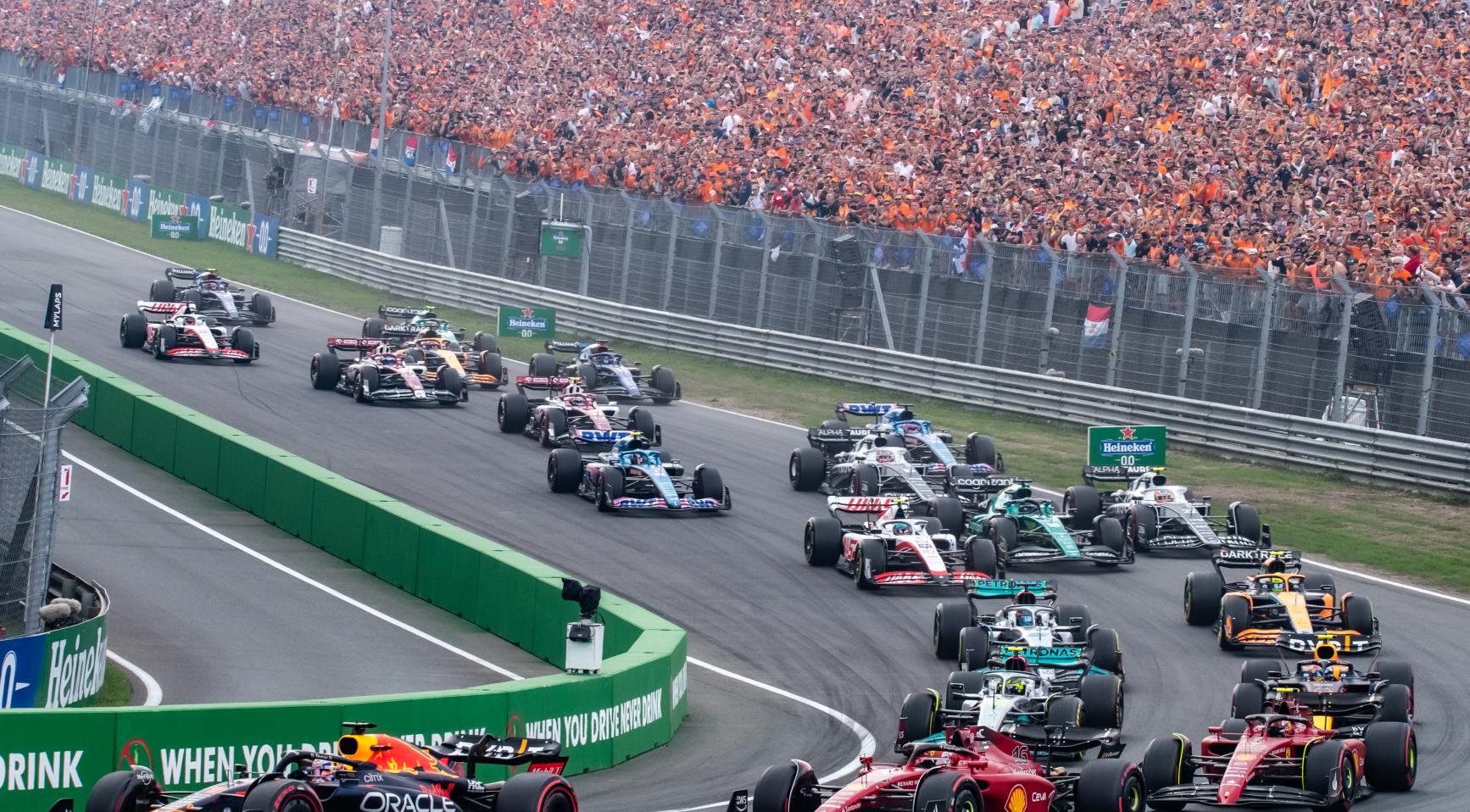 NS verhoogt treinverbindingen voor Formule 1-weekend in Zandvoort van 21-23 augustus