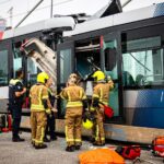 Rotterdamse trams botsen op Erasmusbrug; Minimaal 18 gewonden