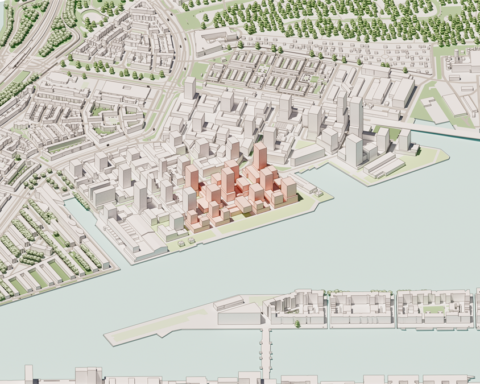 Zes nieuwe architectenbureaus geselecteerd voor Draka-terrein in Amsterdam Noord