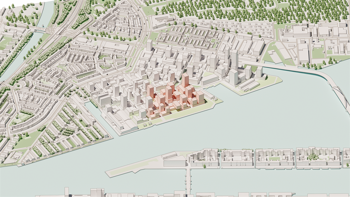 Zes nieuwe architectenbureaus geselecteerd voor Draka-terrein in Amsterdam Noord
