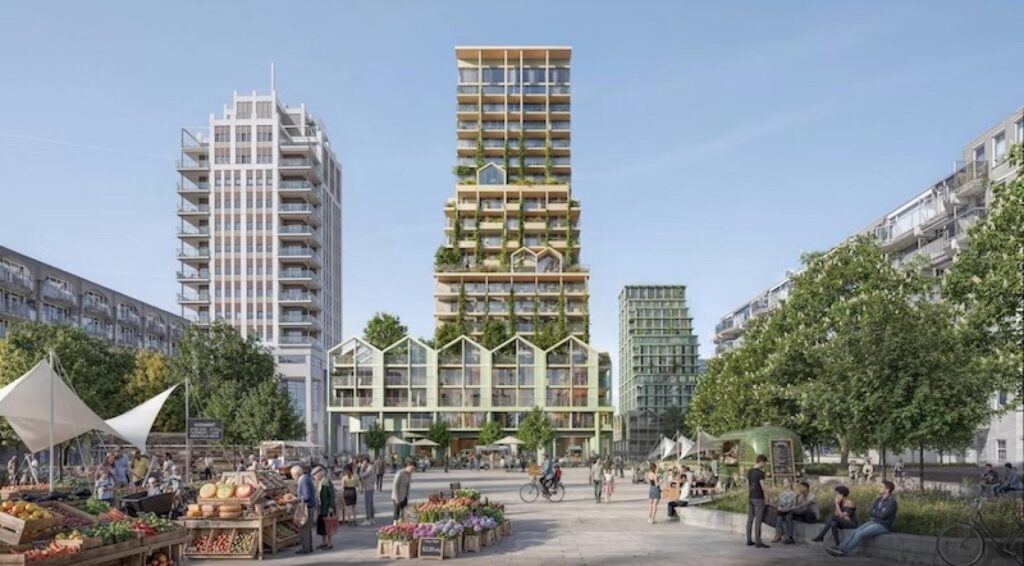 Zoetermeer voegt twee hoge torens toe in het stadscentrum, goed voor 235 nieuwe woningen