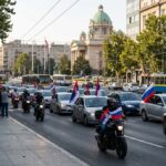 Narodni Patrol organiseert in Belgrado pro-Russische autotocht tegen EU-koers