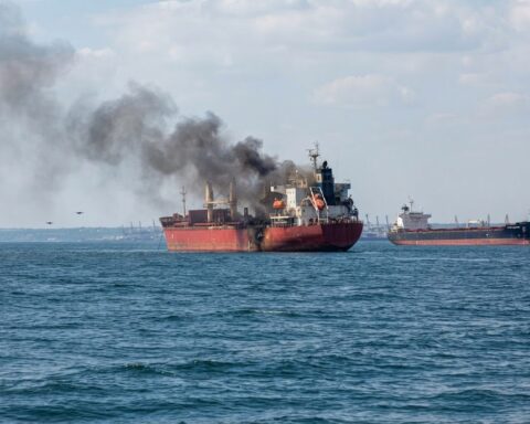 Russische drones raken Duits en Guinee-Bissaus schip bij Odesa
