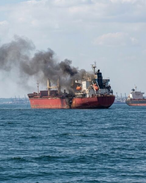 Russische drones raken Duits en Guinee-Bissaus schip bij Odesa
