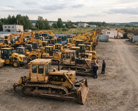 Russische producenten zien verkoop van wegenbouwmachines opnieuw sterk dalen