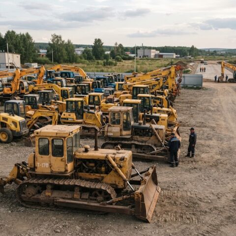 Russische producenten zien verkoop van wegenbouwmachines opnieuw sterk dalen