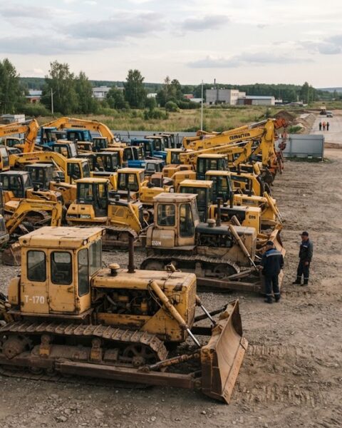 Russische producenten zien verkoop van wegenbouwmachines opnieuw sterk dalen