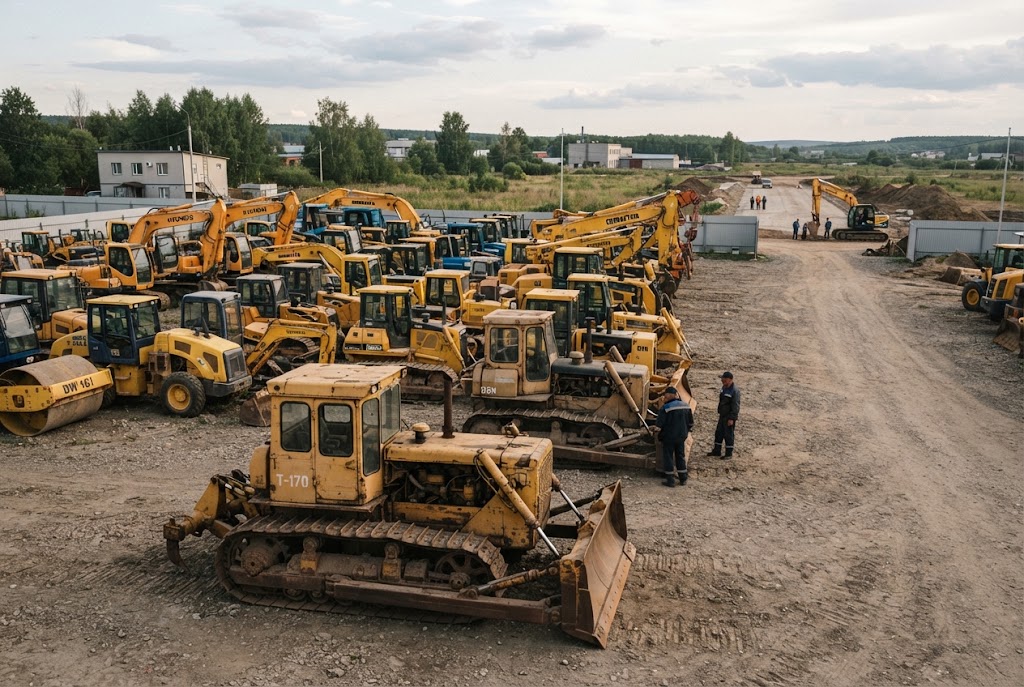 Russische producenten zien verkoop van wegenbouwmachines opnieuw sterk dalen