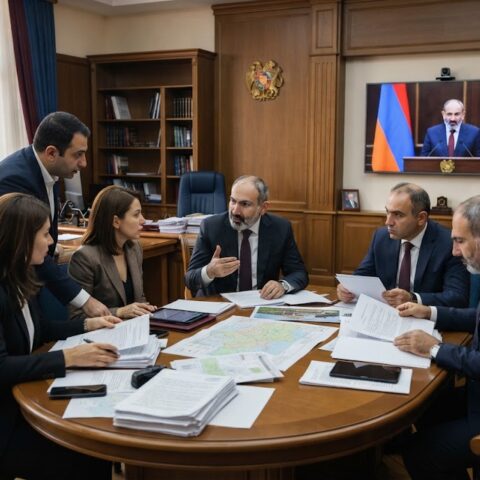 Armeense premier Nikol Pasjinjan treedt af, regering legt mandaat neer