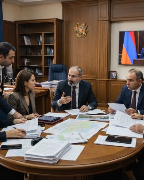 Armeense premier Nikol Pasjinjan treedt af, regering legt mandaat neer