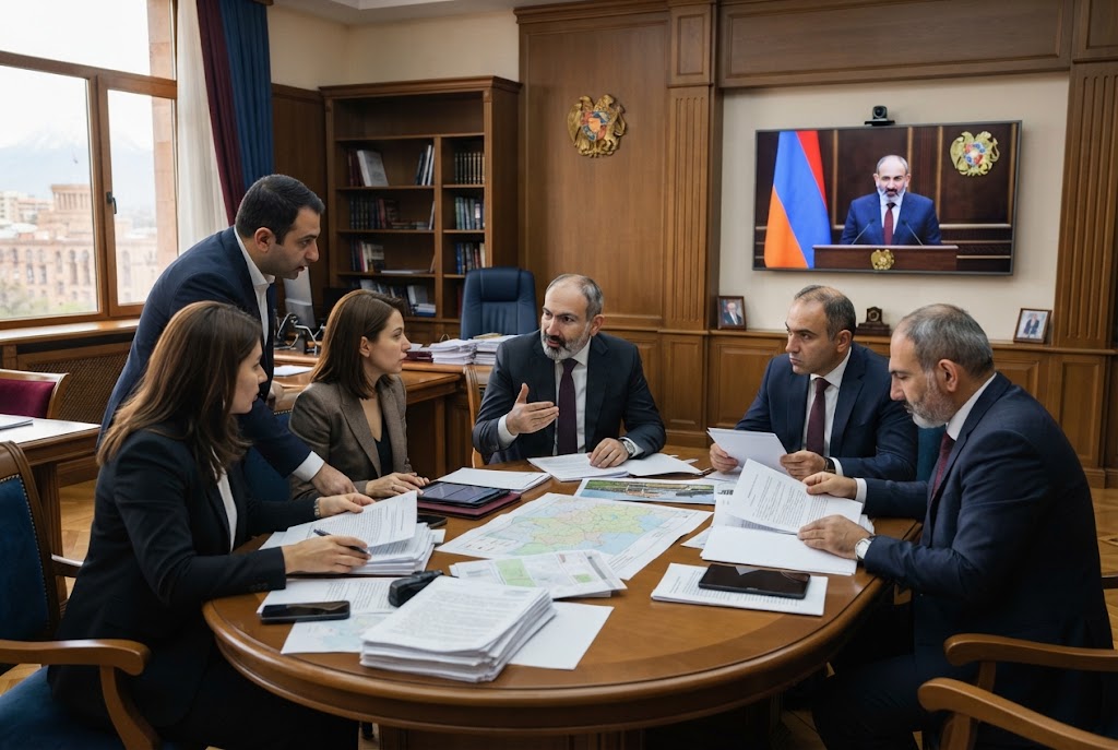 Armeense premier Nikol Pasjinjan treedt af, regering legt mandaat neer