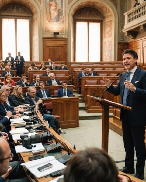 Conte weigert nieuwe wapenleveringen aan Oekraïne en verdiept Italiaanse politieke verdeeldheid