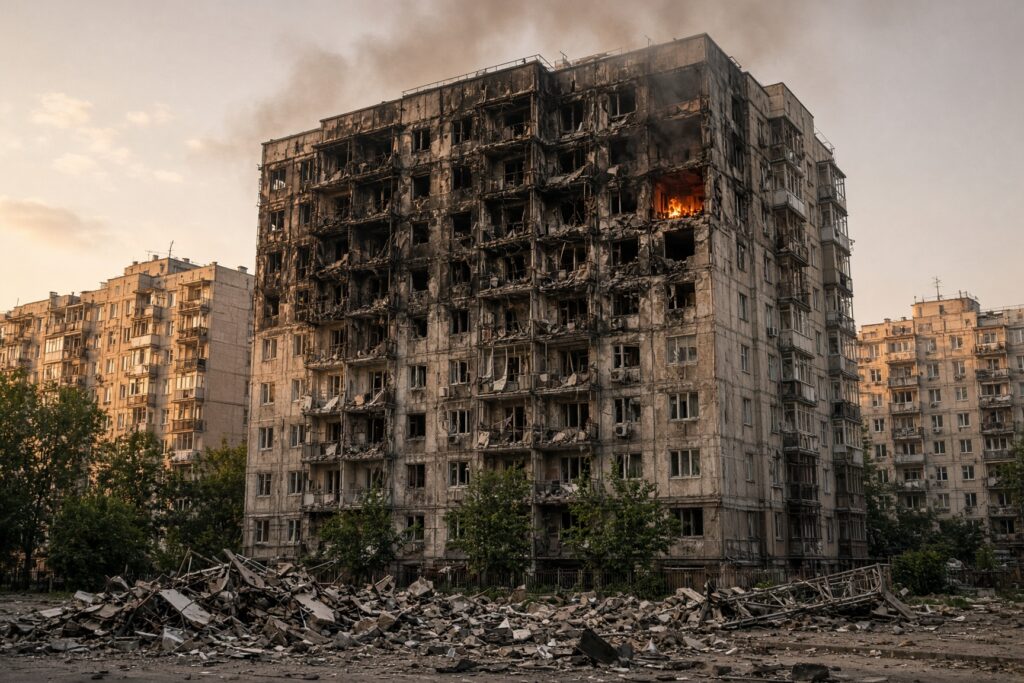 Rusland voert aanval met 207 luchtdoelen uit op Kyiv en regio