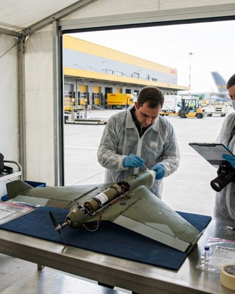 Onderzoek linkt drone op luchthaven Leipzig aan Russische sabotagecampagne