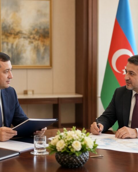 Oezbekistan en Azerbeidzjan willen handelsomzet verhogen tot 1 miljard dollar