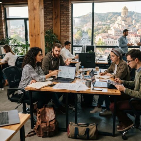 Meer Russen kiezen Georgië als bestemming door oorlog en dreigende mobilisatie