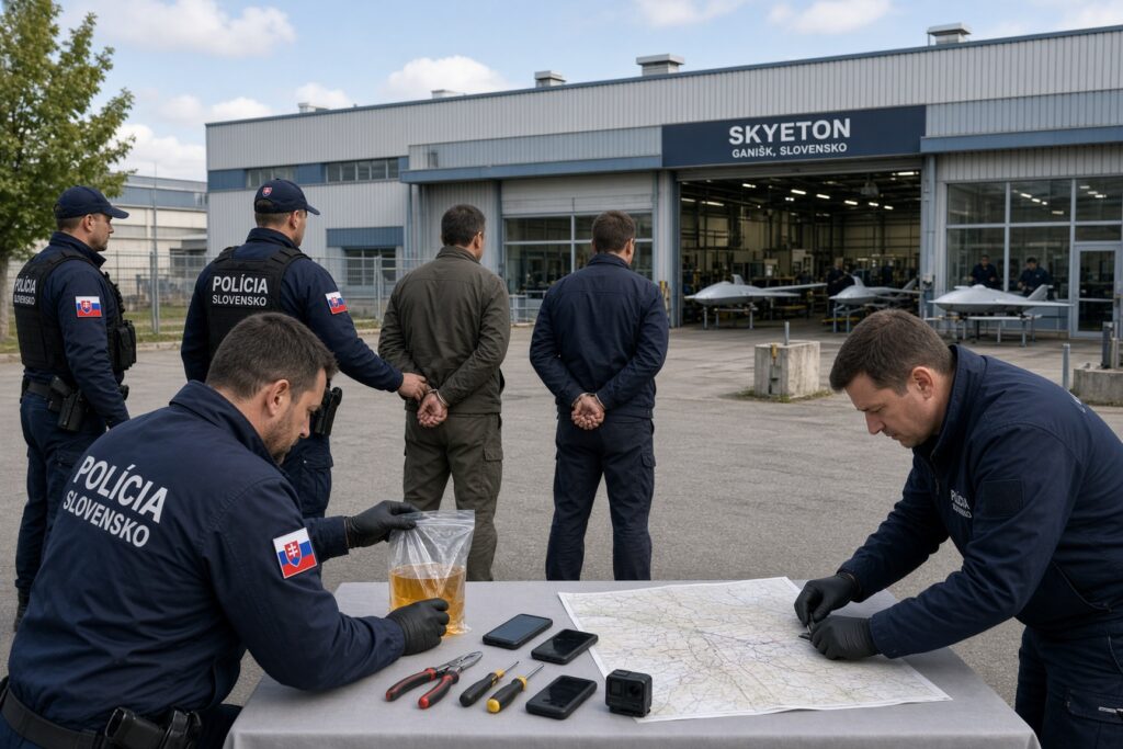 Slowaakse politie verijdelt brandstichting bij Oekraïense dronefabriek Skyeton