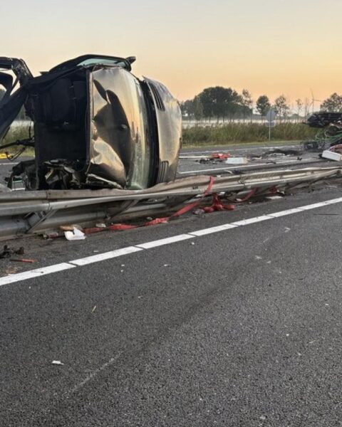 A28: acht gewonden na busongeval met Duitse scholieren, ongeveer 45 kinderen lichtgewond