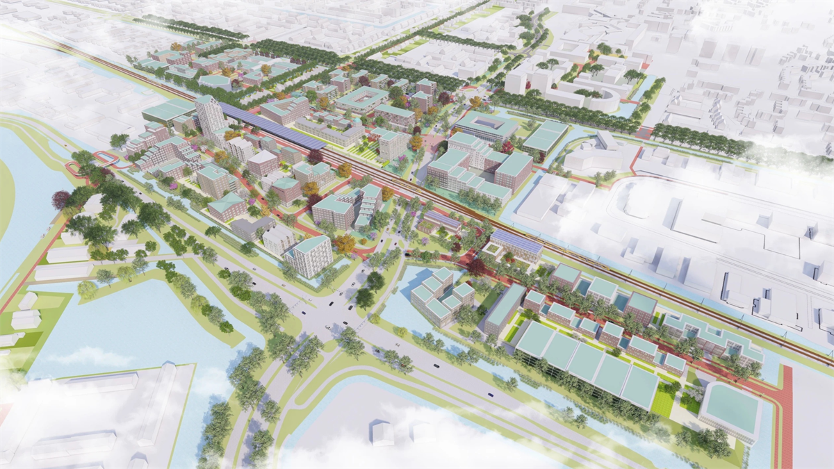 Bouwproject rond station Heerhugowaard: 2000 nieuwe woningen in ontwikkeling