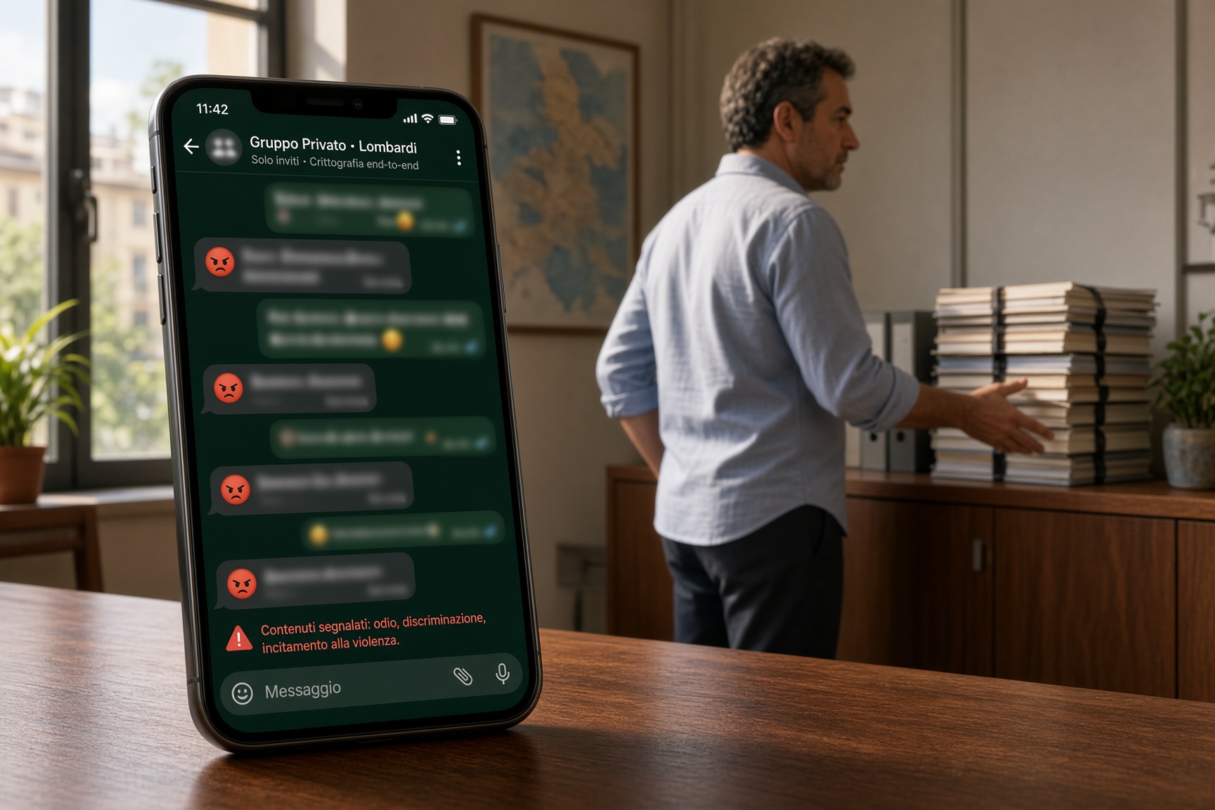 Futuro Nazionale distantieert zich van WhatsApp-chat met racistische en extremistische berichten
