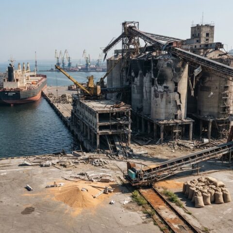 Russische aanvallen op Oekraïense havens bedreigen de wereldwijde voedselvoorziening