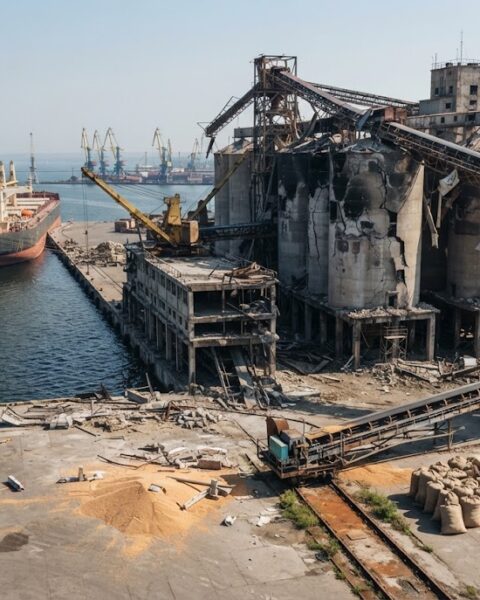Russische aanvallen op Oekraïense havens bedreigen de wereldwijde voedselvoorziening