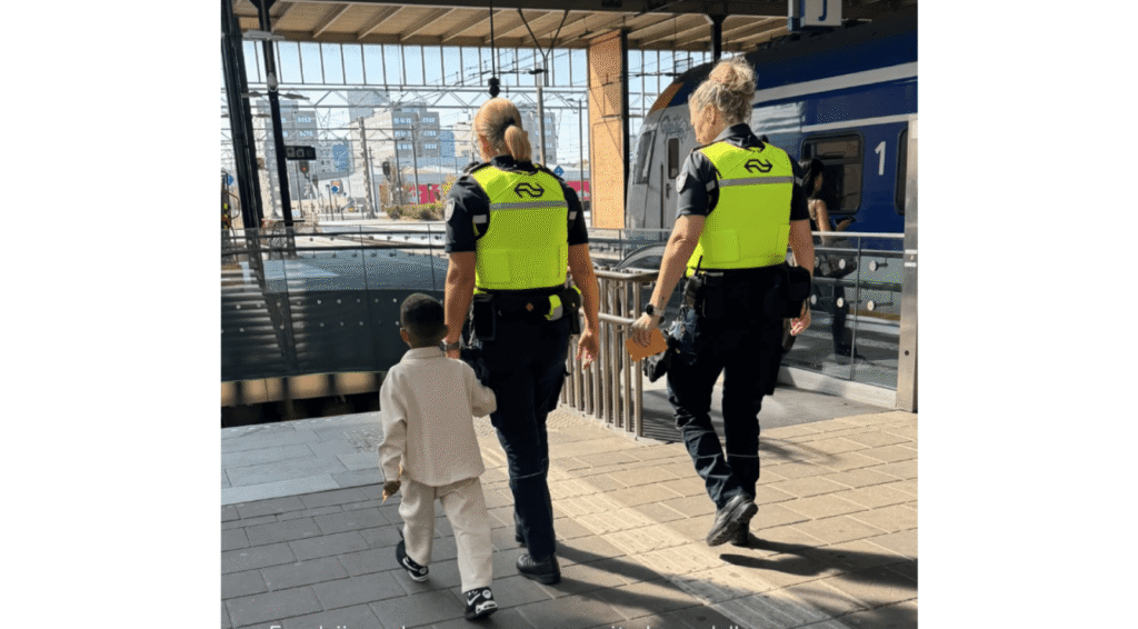 Driejarige jongen reist alleen met de trein van Rotterdam naar Eindhoven