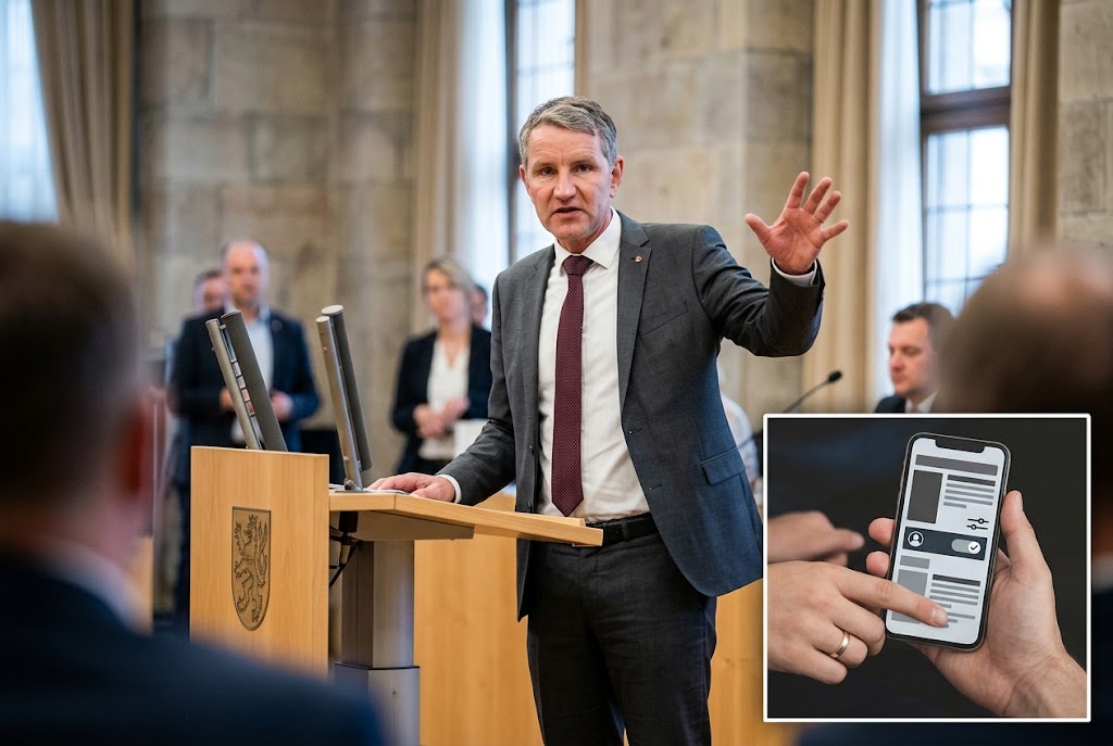Höcke wil drie aangeklaagde Saksische separatisten terug in AfD; Frankrijk herziet socialemediaplan