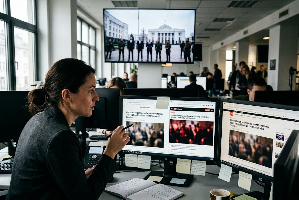 Russische propaganda koppelt Oekraïense leiding aan nazisme in Europese media