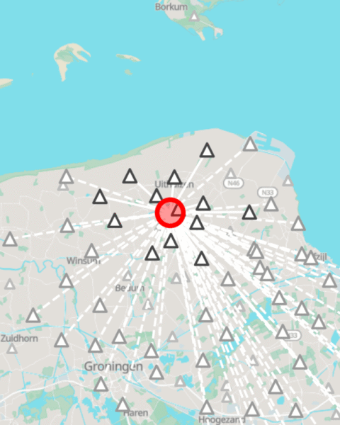 Groningen opnieuw getroffen door aardbeving door gaswinning; magnitude 2.8 in noordelijke provincie