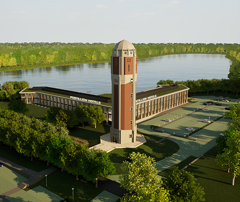 Herstel van Veerse Toren voltooid: monument krijgt nieuwe rol binnen Postillion Hotel Breda-Biesbosch
