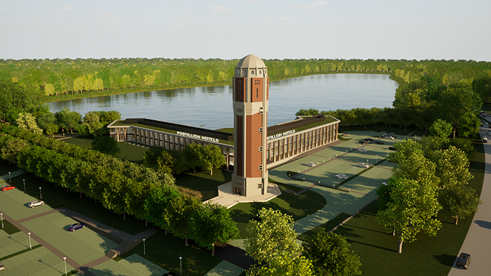 Herstel van Veerse Toren voltooid: monument krijgt nieuwe rol binnen Postillion Hotel Breda-Biesbosch