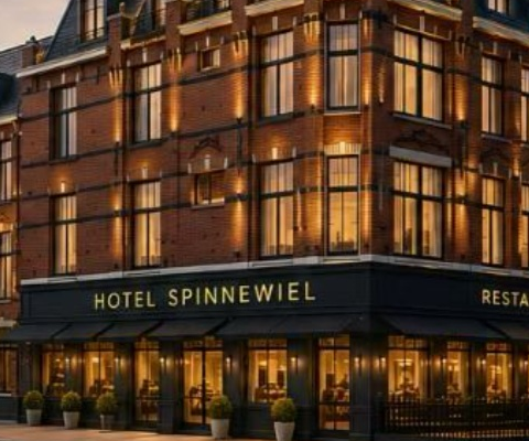 Hotel Spinnewiel in Den Haag ondergaat volledige renovatie en uitbreiding met nieuwe horecafaciliteiten
