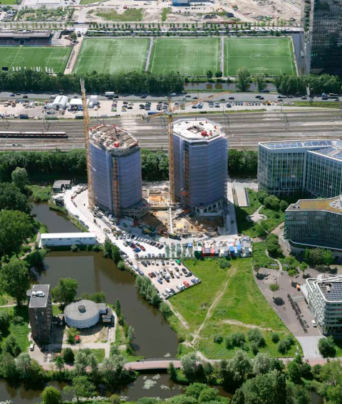 Nieuwe ontwikkelaars gezocht voor woningen op Kavel 2 in Zuidas, Amsterdam